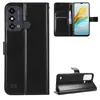 Capa para Celular ZTE ZTE Blade A53 Padrão Cavalo Maluco Carteira Flip Cover de Negócios Cordão Capa Protetora de Couro