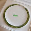 Novo Colar de Ágata Verde Oliva Estilo Chinês Contas Leve Luxo Nicho Elegante Celebridade da Internet Corrente para Clavícula Corrente de Colar de Ágata Verde Verde