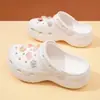 Zapatos de Agujeros de Nube Lindos Sandalias de Mujer Chanclas de Exterior para Mujer Zapatos de Playa Pantuflas para el Hogar Zapatos de Mujer Zapatillas de Punta Cerrada