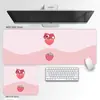 Mouse Pad de Urso Morango Desenho Animado Anime Mat Grande Matéria-Prima de Alta Qualidade Mouse Pad Tapete para Mesa de Computador