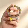 Pulseira Princesa Fofa Cor de Doce para Melhores Amigas, Pulseiras de Contas para Crianças, Doce e Sofisticada, Bijuterias Versáteis para Barracas