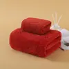 Toalla con Patrón de Espiga de Trigo Gruesa Absorbente No Suelta Bordes Toalla de Baño de Terciopelo de Coral para Adultos Dropshipping Transfronterizo