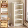 Estantería de almacenamiento de madera maciza, librero independiente para el hogar, armario de almacenamiento integrado para montar en la pared, armario de varias capas para la sala de estar