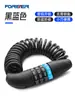 Cerradura Permanente para Bicicleta, Cerradura para Casco, Cerradura de Contraseña para Motocicleta Bicicleta de Montaña Eléctrica, Cerradura de Bicicleta Portátil Compacta Antirrobo