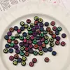 Pacote de Material para Miçangas Acrílicas Coloridas Estrela Lua Redonda DIY Pulseira Colar Acessórios de Joias