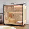 Villa para Gatos de Madera Maciza Hogar Casa para Gatos de Lujo Interior Panorámico Gabinete para Gatos Nido para Gatos Marco para Trepar Casa para Gatos Integrada Jaula para Gatos