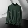 Ropa interior térmica de polar con temperatura constante y capa interior engrosada para hombres y mujeres, camiseta de manga larga estampada de cuello alto, ropa de otoño