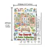 10 hojas/paquete de pósters para colorear, nuevo libro para colorear y de buscar figuras transfronterizo divertido, papel para dibujar educativo de ocio con garabatos hechos a mano