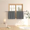 Cortinas Escurecedoras Tecidas de Três Camadas Cor Lilás Amazon Transfronteiriça para Cozinha, Banheiro e Café - Estoque de Fábrica Disponível