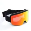 Óculos de Esqui Galvanizados Abrangentes com Camada Dupla Anti-Embaçante e Anti-Cegueira de Neve, Óculos de Neve Compatíveis com Lentes de Grau/Hx41 para Crianças