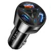 Cargador de Coche Tipo-C de 12W Adecuado para Teléfonos Móviles Apple y Huawei, Encendedor de Cigarrillos Uno a Tres, Cargador de Coche 2 Usb
