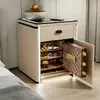 Mesa de Cabeceira Inteligente com Cofre Integrado, Novo Modelo 2026 para Uso no Quarto, Cofre Pequeno Que Não Pode Ser Movido, Antifurto