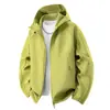 Chaqueta softshell con capucha para primavera y otoño, cortavientos, impermeable y transpirable, adecuada para hombres y mujeres, ropa casual para exteriores y montañismo