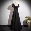 Vestido de Noite Preto 2026 Novo Estilo, De Alta Qualidade, Petite, Luxo Leve, Estilo Francês de Alta Qualidade, Vestido de Aniversário para Estudante de Artes, Adequado para Uso Diário