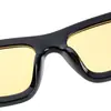 Gafas de Sol Cuadradas Simples Versátiles Marco Negro Moda Hip-Hop Tendencia Estrellas Mismo Estilo para Hombres 2232