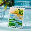 Sellos Turismo Atracciones Creativas de la Ciudad Pintura a Color Dibujo Animado Creativo Calcomanías Magnéticas Calcomanías para Refrigerador Conmemorativo Regalo de Acompañamiento Personalización