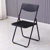 Venta Directa de Fábrica Silla Plegable Exterior Plástico Oficina Blanca Silla Plegable Hogar Respaldo Portátil Silla para Eventos de Conferencia