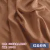 Tela de Rayón Seda Verano Color Sólido Pijama de Bebé Tela para Ropa Tela de Algodón y Seda Remanente Liquidación