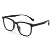 9059 Ultraligeras Miopía Avanzada TR90 Marco Negro Mujer Luz Azul Anti-marco Grande Lisos Lisos Gafas Todas las Combinaciones