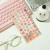 Pegatinas Decorativas de Dibujos Animados Estilo Japonés 3D Hueco en Relieve para Diarios DIY Infantiles, Decoración de Vasos de Agua y Fundas de Teléfono