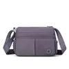 Bolso bandolera casual transfronterizo, bolso de mujer multicapa, nuevo bolso de tela de nailon ligero, bolso de hombro bandolera versátil, moderno y a la moda