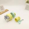 Vaso Doble para Beber en Verano, Elegante Vaso con Popote para Mujer con Infusor de Té, Plástico Simple y Portátil, Venta al por Mayor Transfronteriza