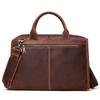 Bolso de Piel Genuina para Hombre Hummer Paul, Bolso de Hombro Vintage de Cuero Crazy Horse, Maletín para Hombre, Bolso de Mano al por Mayor con Detalle de Costura