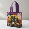 Bolsa de Halloween de Tela No Tejida Transfronteriza Bolsa Tote de Bruja Calabaza Plegable para Comida Regalo Compras Regalo Bolsa de Almacenamiento