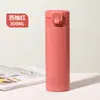 Copo Térmico Portátil com Tampa de Pressão para Meninas Estilosas, Aço Inoxidável 316L, Copo de Água Simples, Mini Copo de Bolso à Prova de Vazamentos