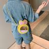 Bolso pequeño y divertido para niños, bolso de mujer nuevo para niños, bolso de hombro transparente con orejas de conejo, monedero de hombro de dibujos animados de moda