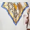Moda Europea y Americana Tendencia Primavera y Verano Bufandas Pequeñas de Seda para Mujer, Bufandas de Seda Artificial, Bufandas para Abrigo, Fábrica de Bufandas de Seda al por Mayor