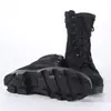 Zapatos de senderismo para exteriores para el hogar botas de combate fabricantes venta al contado botas tácticas de caña alta para hombres y mujeres botas del desierto zapatos de entrenamiento