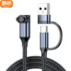 Dois em Um Adequado para Relógio Garmin Instinct Fly Time Cabo de Carregamento Usb+Tipo-C para Cabo de Carregamento Jm