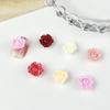 Accesorios populares de TikTok para uñas talladas a mano 10 mm resina de rosa seca luminosa accesorios para uñas al por mayor