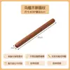 Rolo de massa de madeira maciça de faia, espessado para uso doméstico, com marcações de escala, adequado para fazer massas de pastel, assar e sovar massa, com tapete de silicone para sovar para pressionar finamente