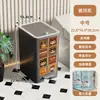 Cubo de basura con tapa para prevenir olores, apto para dormitorio, sala de estar, baño, cocina, almacenamiento de residuos domésticos y papelera