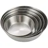 Plato de kimchi estilo coreano, plato de servir de acero inoxidable 304, tazón de kimchi, tazón para condimentos, plato para snacks, plato individual de inmersión, plato para barbacoa
