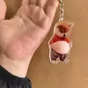 Adorno Colgante de Acrílico Lindo Creativo Juguete para Aliviar el Estrés Llavero Shiba Inu Gordito
