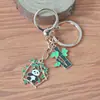 Chaveiros de panda mais vendidos transfronteiriços, pingentes de bolsa de desenho animado fofos, pequenos presentes criativos de metal, atacado