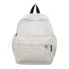 Mochila de Cuadros Estilo Japonés, Nueva, de Alta Apariencia, Fresca y Dulce, para Estudiantes de Secundaria y Preparatoria, Ligera para Viajes, Gran Capacidad