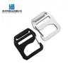Aluminio de Aviación Gancho de Línea de 1 pulgada Hebilla en forma de 9 Suministros del Fabricante Hebillas de Ferretería para Correas de Equipaje y Mochilas