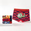Calzoncillos Boxer Transpirables para Niños Dibujos Animados Algodón Puro Estampados Boxer Briefs Niños Pequeño, Mediano y Grande Pantalones Cortos para Niños Sin Pinza Pp Al Por Mayor
