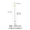 Colgante de Plata de Ley S925 Rosca Vacía Perla de Cristal Hecho a Mano con Cuentas Colgante de Joyería DIY Accesorios de Plata