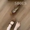 Impresionantes zapatos de salón estilo francés, zapatos Mary Jane de gamuza súper populares con plataforma interior y detalle de lazo para mujer, nuevo modelo verano 2026