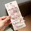Presilha de Cabelo Oceano Concha Estrela do Mar Adorno para Cabeça Franja Fofa Acessórios de Cabelo para Meninas Coreia do Sul Pérola Presilha Lateral para Cabelo de Meninas