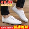 Zapatos de Lona para Hombre, Zapatos para Hombre, Transpirables, Zapatos Blancos de Tela que No Huelen, Zapatos de Trabajo, Zapatos Blancos, Zapatos Casuales, Zapatos Casuales