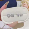 Pendientes de Azúcar con Forma de Estrella de Cinco Puntas y Circonita Brillante, Pendientes de Diseño Personalizado, Estilo Popular, Lujo Ligero, Gama Alta, Pendientes Elegantes para Mujer