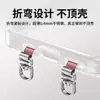 Cordón para Teléfono Móvil Clip de Acero Inoxidable Junta Metálica de Doble Oreja Cadena Colgante Giratoria 3D Parche Trasero Ultra Delgado Pieza de Conexión Antiperdida