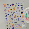 Adesivos Originais Ursinho Mirtilo para Nail Art 5D Embossados Tridimensionais Boneca Ursinho Sobremesa Adesivos DIY para Unhas Estilo Aa