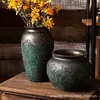 Jarrón de Cerámica de Jingdezhen para Arreglos Florales, Flores Secas Cultivadas en Agua, Decoración de Sala de Estar, Envío Gratis, Jarrón de Cerámica Grande Hecho a Mano